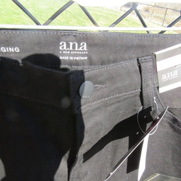 Ana  stretchy black jegging pants size 14 new - Picture 3 of 3